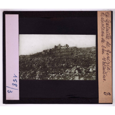 La Bataille de Gorizia. Le théâtre de la bataille du 4 au 15 août 1916. Le château de San Valentino.