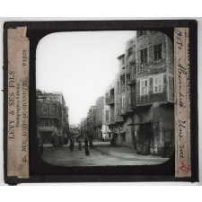Le Caire et Alexandrie. Alexandrie. Une rue.