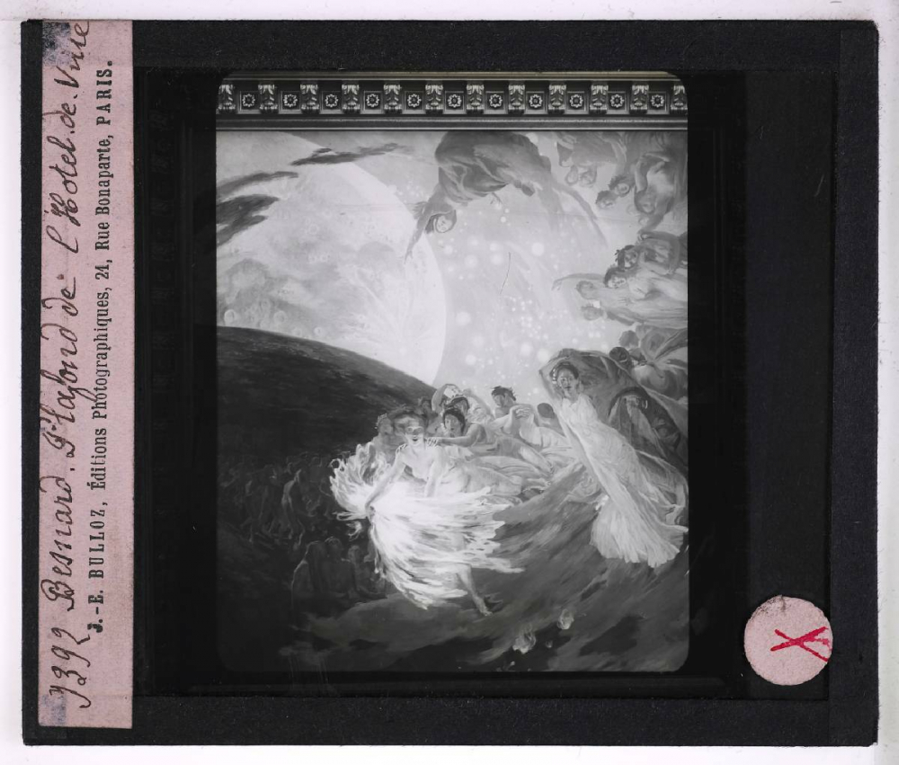 Les Peintres décorateurs. Besnard. Plafond de l'Hôtel de Ville.