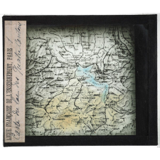 Suisse. Carte du lac des Quatre Cantons.
