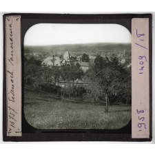 Saxe Thuringe. Eisenach, Panorama.