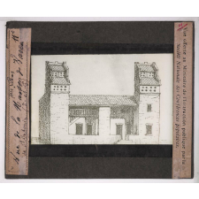 Habitation en France. Vue de la maison. St Antonin (T.-et-G.).