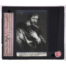Van Dyck. Portrait de Rubens, gravé par Pentius.