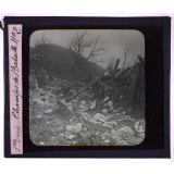 Guerre 1914-1918. Champs de bataille. Ruines d'une maison. 
