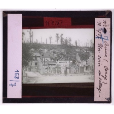 L'Aisne en 1918. Corcy. Un coin du village.