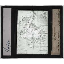 Terre-Neuve, Saint-Pierre et Miquelon. Pêche de la morue. Carte.