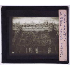 Paris au XVIIè siècle. La Place royale en 1612.