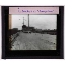 Les Villes flottantes. Le sundeck du Champlain.