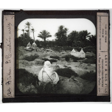 Sahara. Biskra. Le Cimetière arabe.