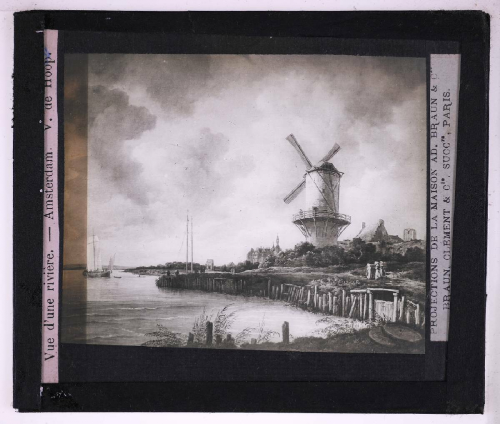 La Peinture hollandaise. Vue d'une rivière. Amsterdam. V. de Hoop.