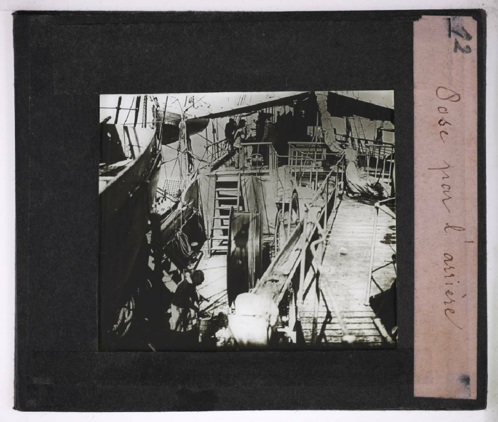 Les Câbles de télégraphie sous-marine. Pose par l'arrière.