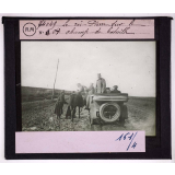 La Retraite des Serbes en Albanie après la campagne de 1915. Le roi Pierre sur le champ de bataille.
