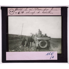 La Retraite des Serbes en Albanie après la campagne de 1915. Le roi Pierre sur le champ de bataille.