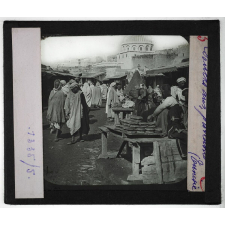 Tunisie (La vie dans le Sud). Souks aux provisions.