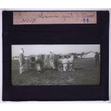 Canons et artillerie de campagne. Canon prêt à tirer.