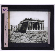 L'Art antique - Grèce. Le Parthénon, façade principale.