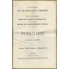 Racine. Notices sur les vues.