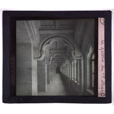 Visite au château de Pierrefonds. La galerie du 1er étage.
