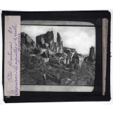 Les Côtes bretonnes (géographie physique). Locquirec. Les aiguilles et la roche penchée.