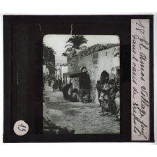 Tripolitaine. El Amos, village juif dans l'Oasis de Tripoli.