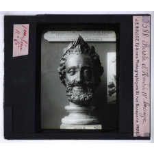 La Sculpture française du Moyen-Âge et de la Renaissance au Musée du Louvre. Buste d'Henri IV. Bronze.