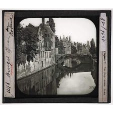 Belgique. Bruges. Quai du Rosaire.