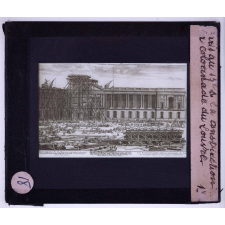 La Ville de Paris au XVIIème siècle. La construction de la colonnade du Louvre.