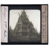 Norvège, vieux foyers. Eglise des Hallingdal.