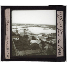 Russie. Nijni. Le Pont sur l'Oka.
