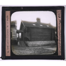 Habitation, maisons, hors série. Exposition de 1889. Histoire de l'habitation. Maison scandinave du XIVe siècle.