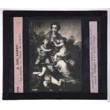 La Peinture au musée du Louvre. A. del Sarto. La charité.