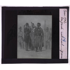 Paris sous la Seconde République (1848-1852). Un garde national. Gravure.