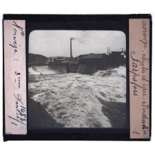Norvège, chutes d'eau, industries. Sarpsfoss.