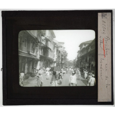 Inde. Bombay, rue de la ville Hindoue.