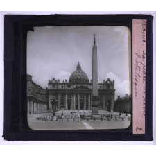 Saint-Pierre de Rome. Rome. La place Saint-Pierre. L'obélisque.