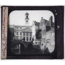 Hollande. Le Voorstraatshaven (canal). Dordrecht.