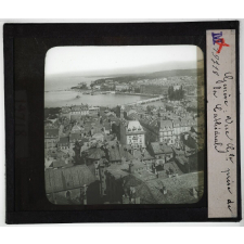 Suisse, les villes. Genève : Vue générale prise de la Cathédrale.