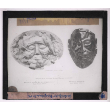 Art créto-mycénien. Masques mycéniens.
