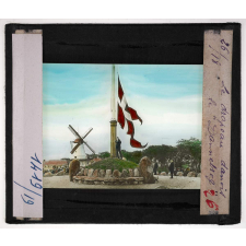 Danemark. Le drapeau danois, le Dannebrog.