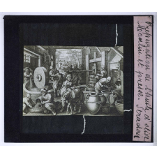 Arts et métiers, 3e série. Préparation de l'huile d'olive, Moulin et presse, Stradan.