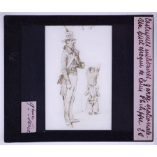 La Garde nationale. Son histoire, ses uniformes (1789-1871). Un biset, époque de Louis-Philippe.