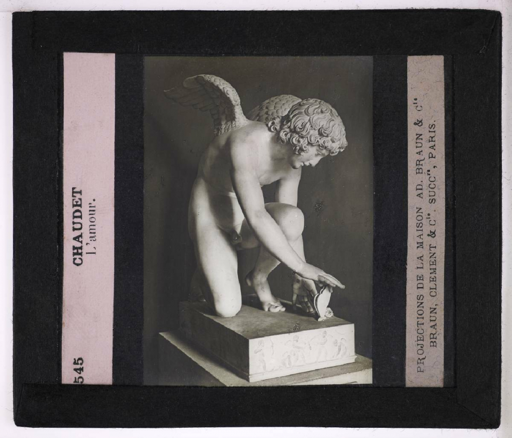 La Sculpture française au XIXe siècle. Chaudet. L'amour.