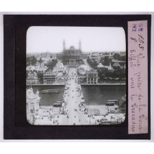 Expo 1900. Vue prise de la Tour Eiffel vers le Trocadero.