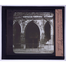 Paris au XVè siècle. L'église St Germain l'auxerrois, le porche.