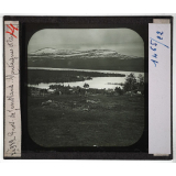 Suède. Prov. de Jemtland. Montagnes et lac.