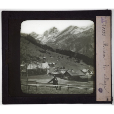 Suisse, montagnes, lacs. Murren le village.