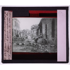 Oise, Meuse, Seine-et-Marne et Ardennes en 1918. Noyon : le génie recherche les mines posées par les allemands.