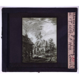 Scènes de la vie des paysans. Chaumières flamandes au 17e siècle d'après Teniers.