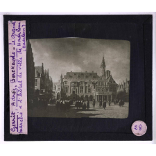 Musée de Haarlem (II). Gerrit Adroz Berckeyde. Le grand marché & l'hôtel de ville de Haarlem.