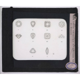 Histoire du diamant. Tableau schématique des différentes tailles du diamant.